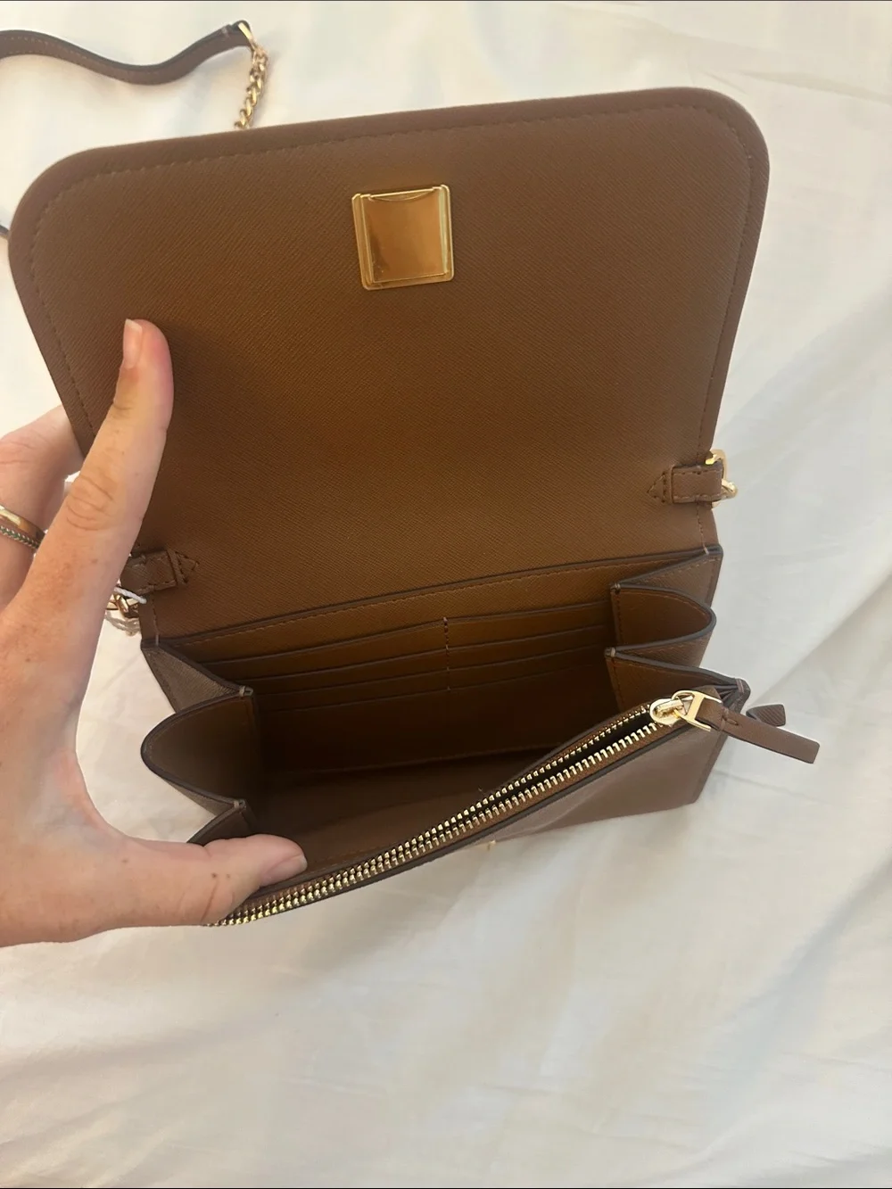 Tory Burch structured leather
